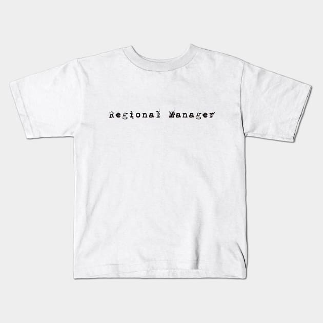 Regional Manager - The office Kids T-Shirt by SOLOBrand